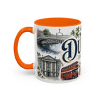 Dublin Coffee Mug | Ireland Travel Souvenir | Vintage Illustrated City Gift | 11 oz 15 oz Accent Mug