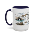 Channel Islands National Park Coffee Mug | California Island Wildlife Marine Gift | Accent Color Ceramic 11oz 15oz