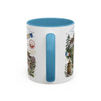 Bhutan Valleys Coffee Mug | Travel Destination Souvenir Gift | Accent Color Ceramic 11oz 15oz