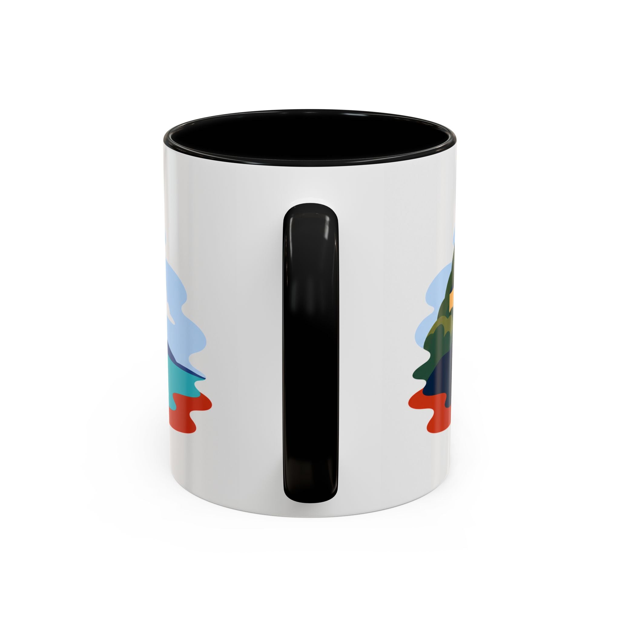 Cinque Terre Coffee Mug | Travel Destination Souvenir Gift | Accent Color Ceramic 11oz 15oz