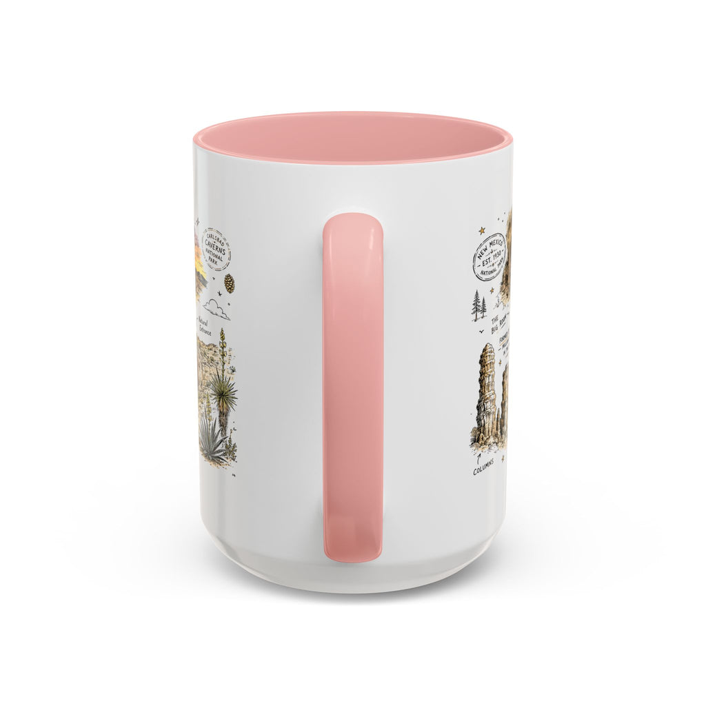 Carlsbad Caverns National Park Coffee Mug | New Mexico Cave Exploration Bat Gift | Accent Color Ceramic 11oz 15oz