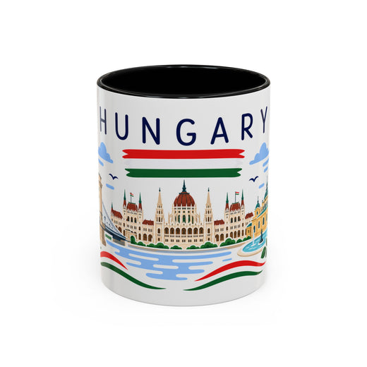 Hungary Coffee Mug | Travel Souvenir Accent Mug | Country Gift Ceramic Cup 11oz 15oz