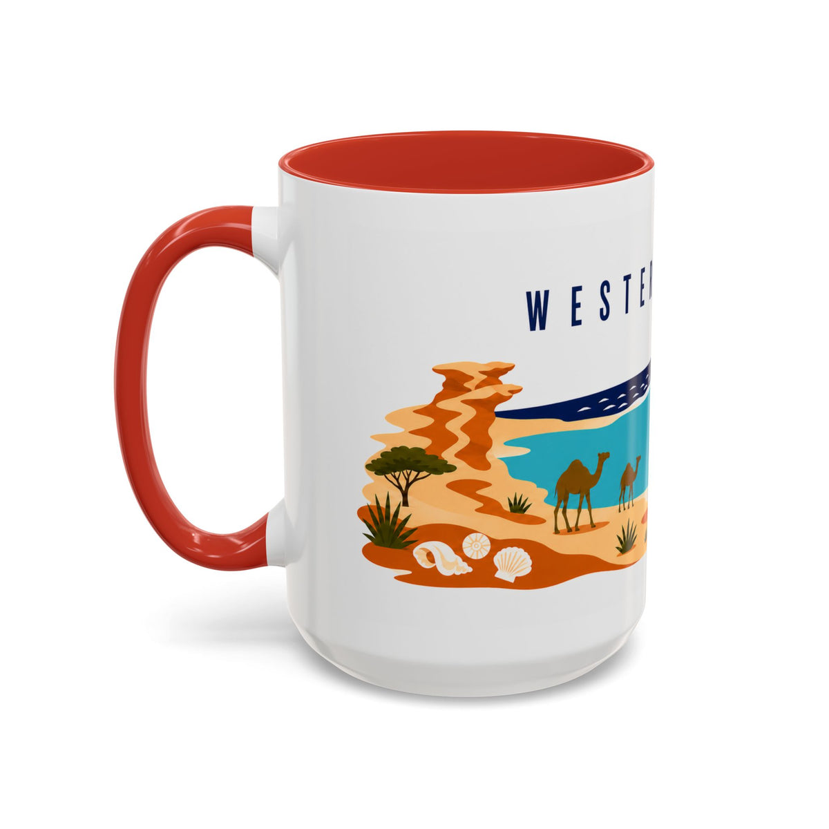 Western Sahara Coffee Mug | Travel Souvenir Accent Mug | Country Gift Ceramic Cup 11oz 15oz