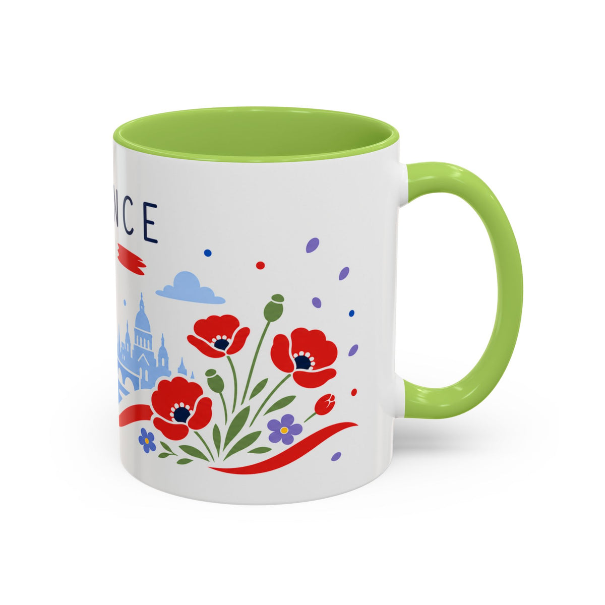 France Coffee Mug | Travel Souvenir Accent Mug | Country Gift Ceramic Cup 11oz 15oz
