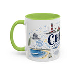 Chennai Coffee Mug | India Souvenir Travel Gift | Accent Color Ceramic 11oz 15oz