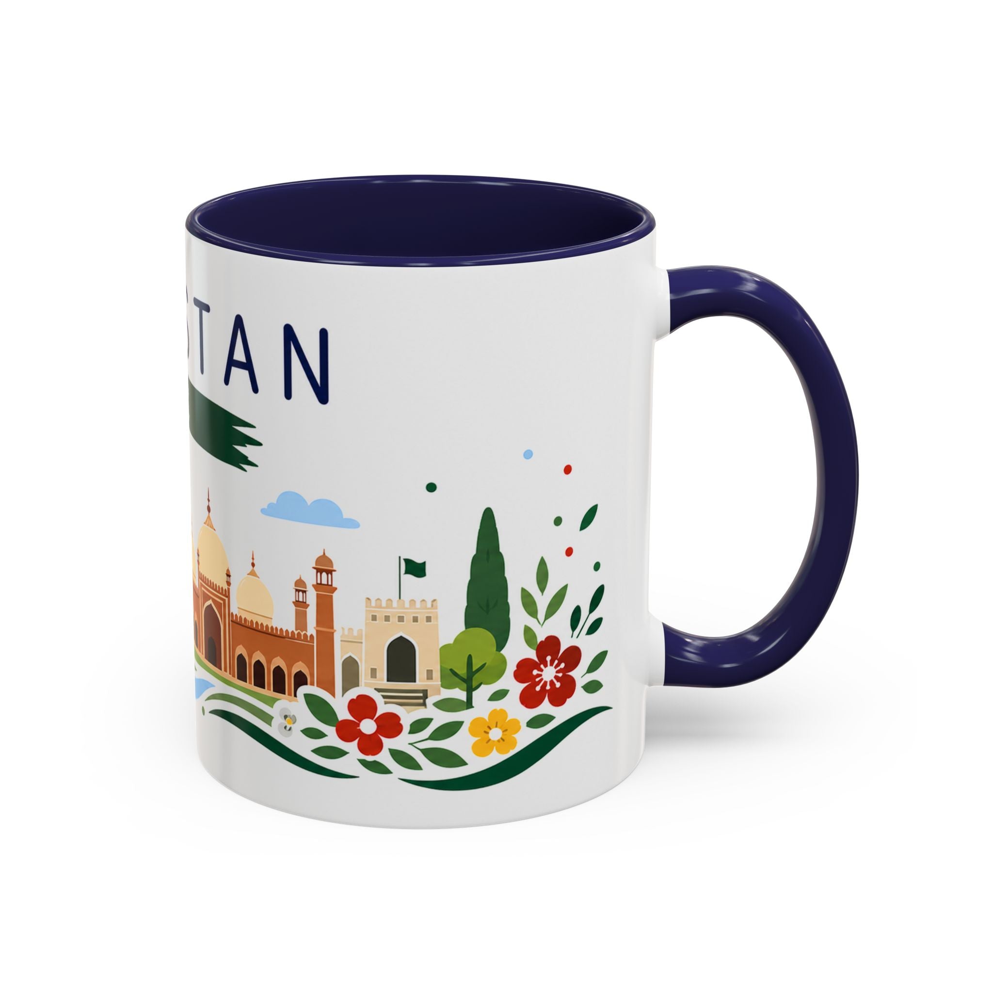 Pakistan Coffee Mug | Travel Souvenir Accent Mug | Country Gift Ceramic Cup 11oz 15oz