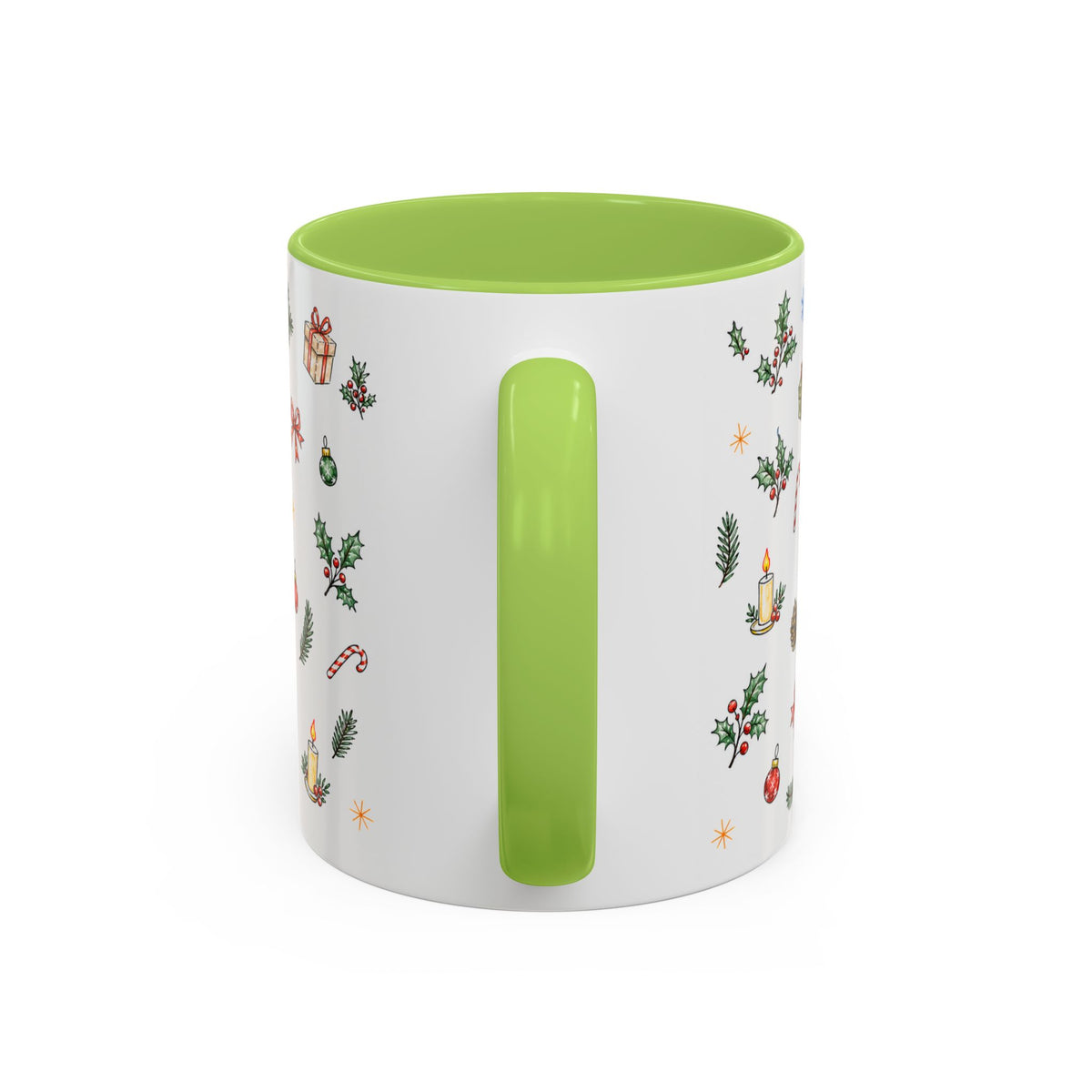 Lisbon Christmas Mug | Watercolor City Souvenir | Ceramic Coffee Cup 11oz 15oz