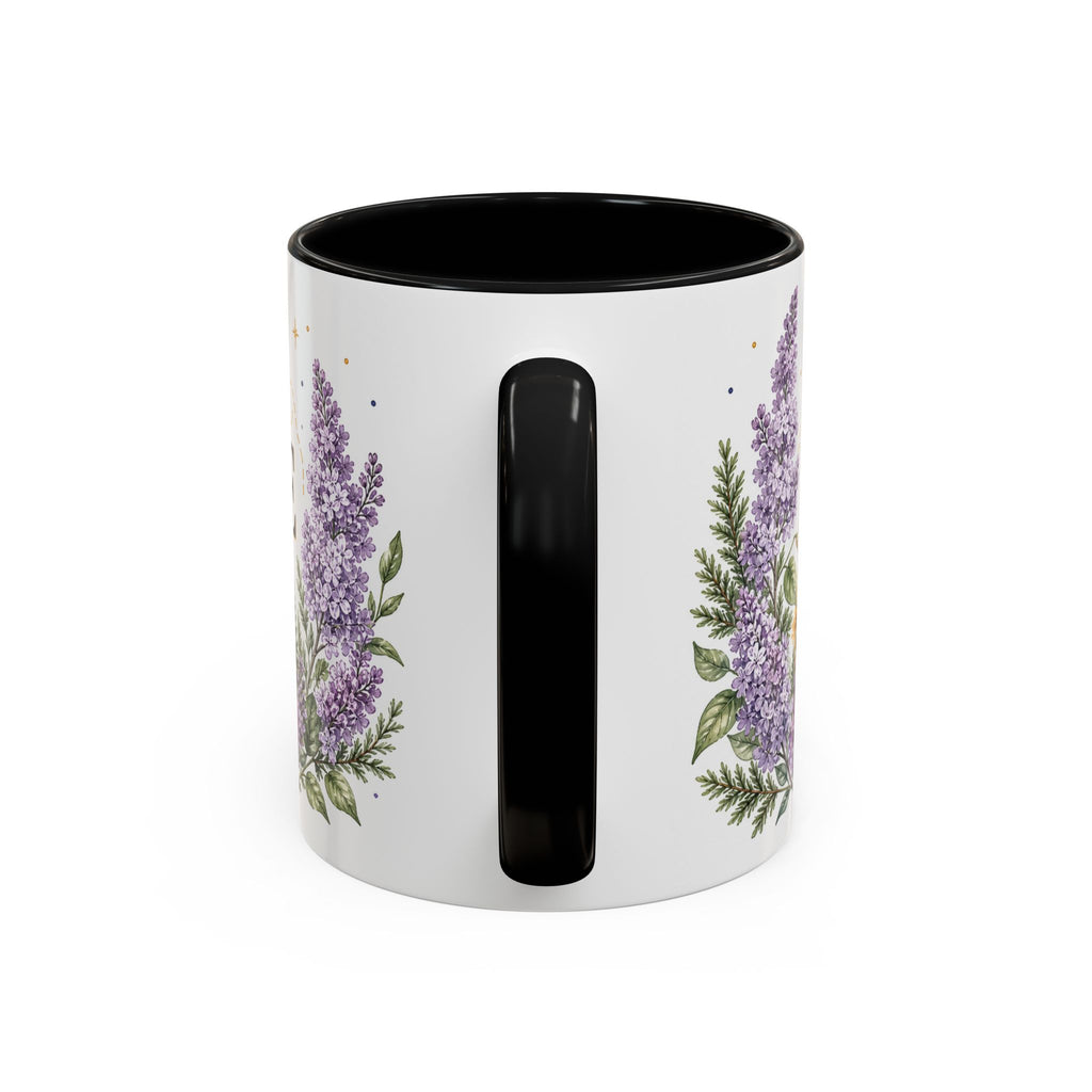 New Hampshire State Map Mug | Botanical Accents, Mountain Landscape Coffee Cup