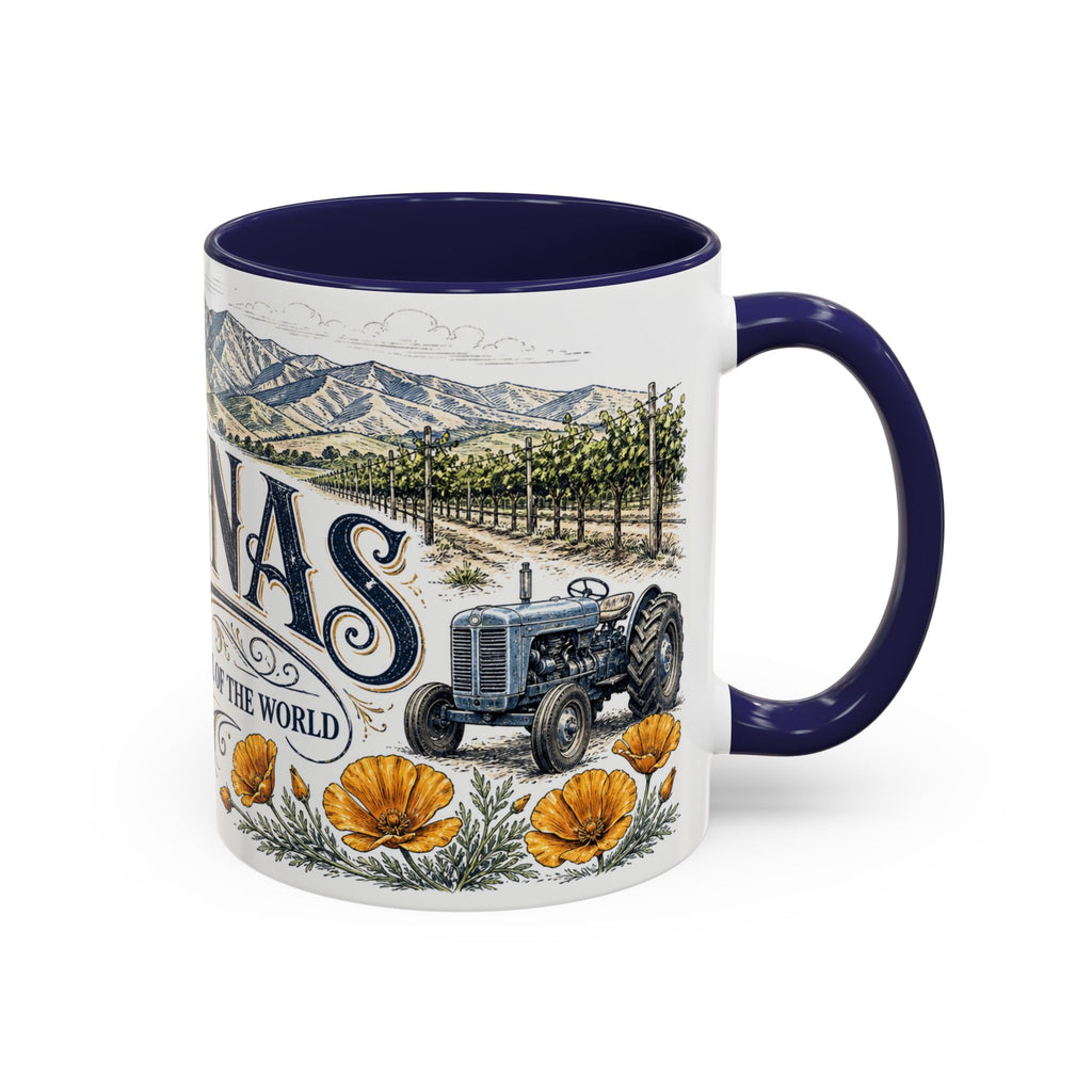 Salinas Coffee Mug | United States Travel Souvenir | Vintage Illustrated City Gift | 11 oz 15 oz Accent Mug