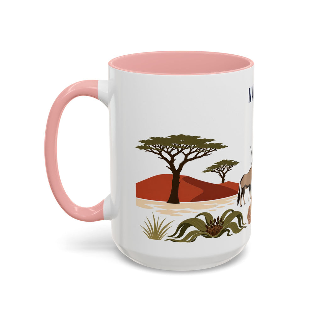 Namibia Coffee Mug | Travel Souvenir Accent Mug | Country Gift Ceramic Cup 11oz 15oz