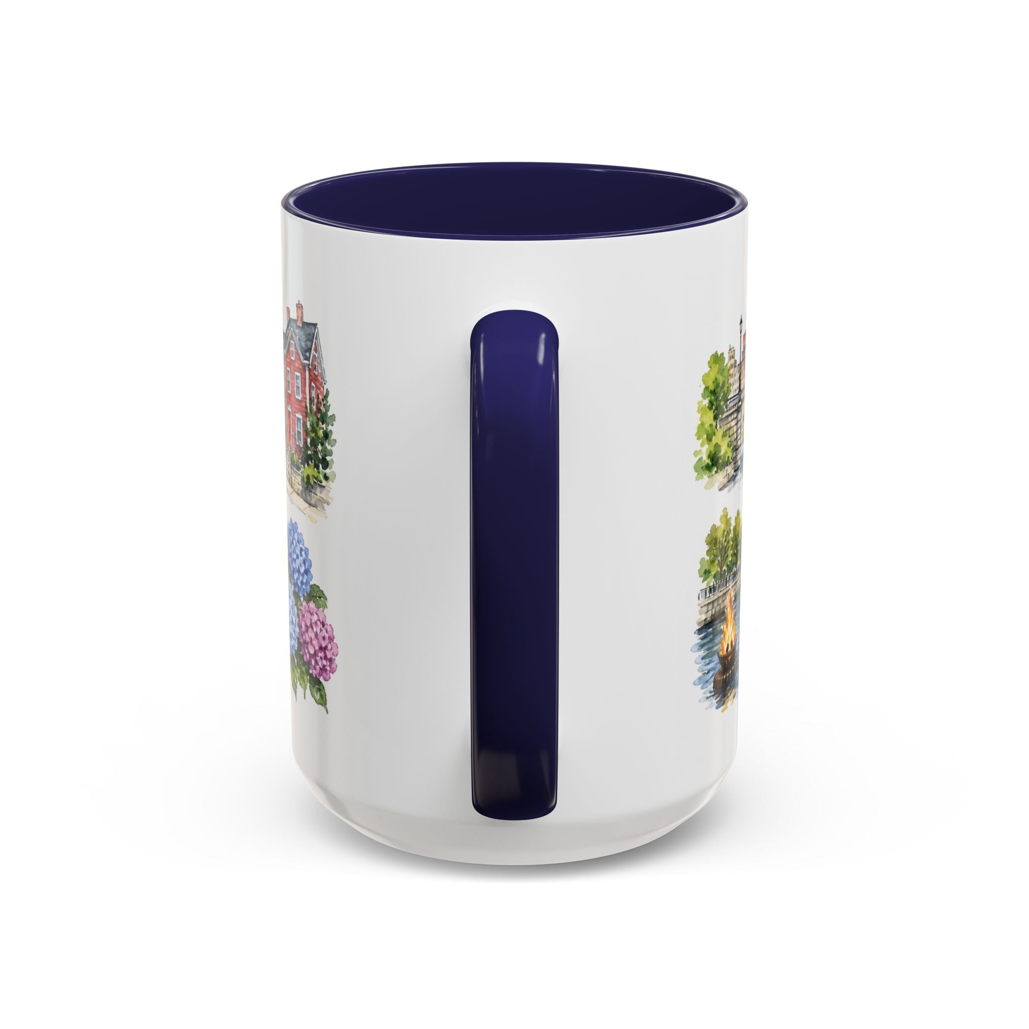 Providence Illustrated Travel Mug | City Souvenir Accent Coffee Mug | 11oz 15oz Ceramic Cup