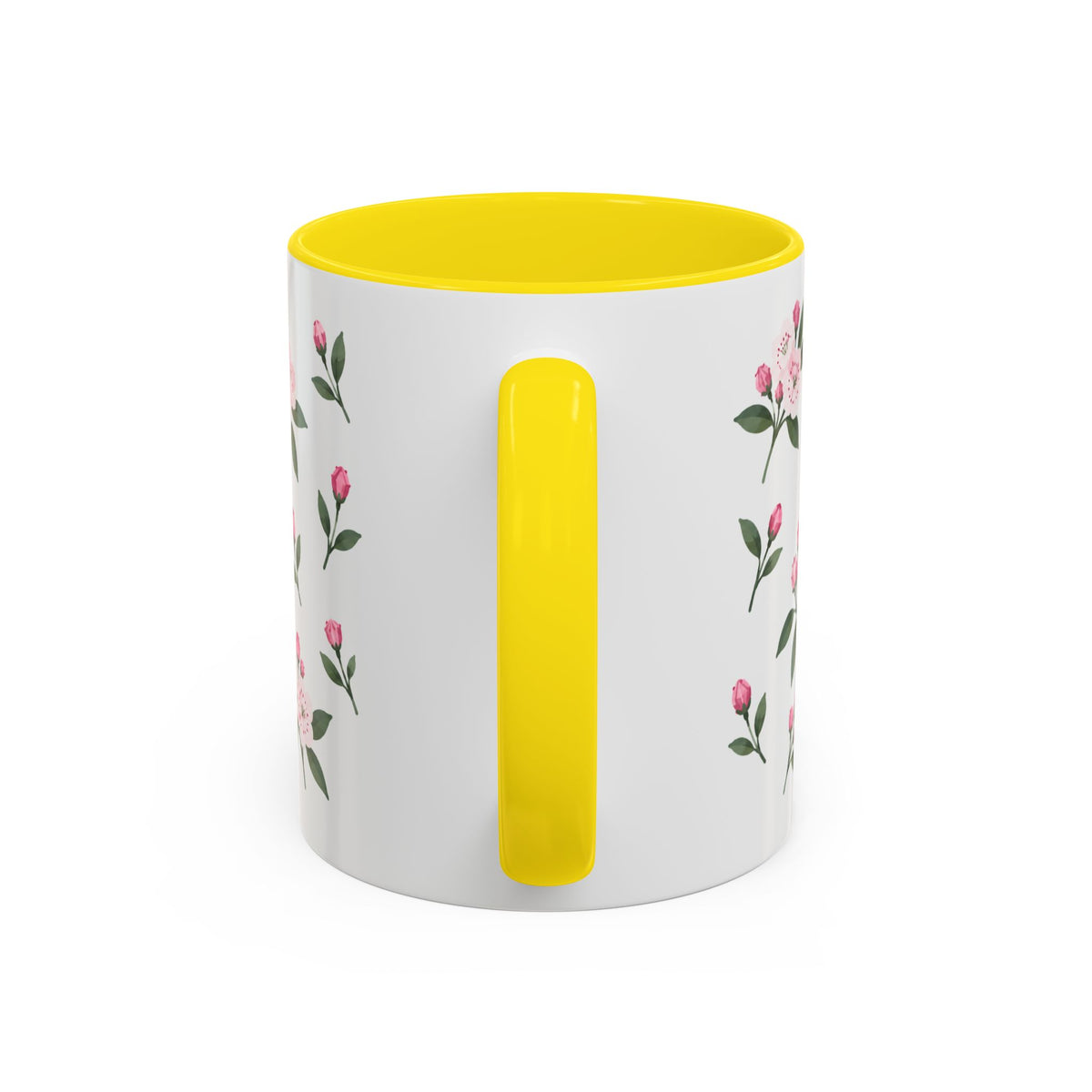 Connecticut Mountain Laurel Mug, State Flower Floral Coffee Cup, 11oz Botanical Gift