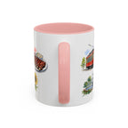 Kansas City Illustrated Travel Mug | City Souvenir Accent Coffee Mug | 11oz 15oz Ceramic Cup