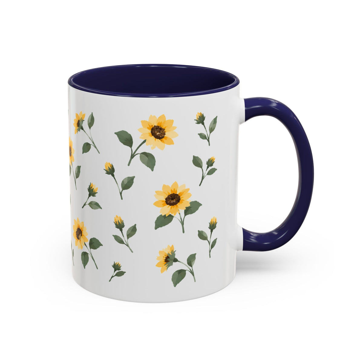 Kansas Sunflower Mug, State Flower Floral Coffee Cup, 11oz Botanical Gift