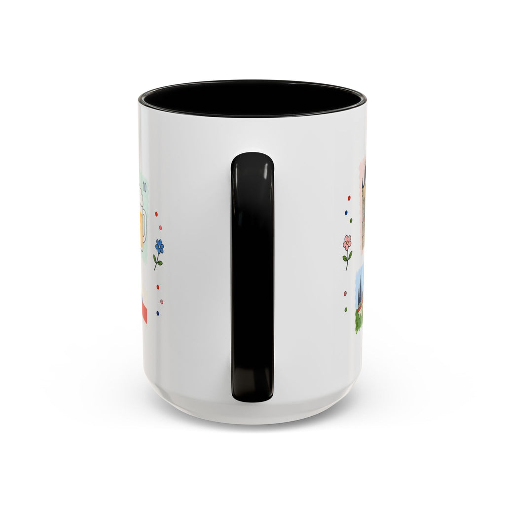 Prague Coffee Mug | Postage Stamp Collage Mug | Travel Souvenir Accent Cup 11oz 15oz