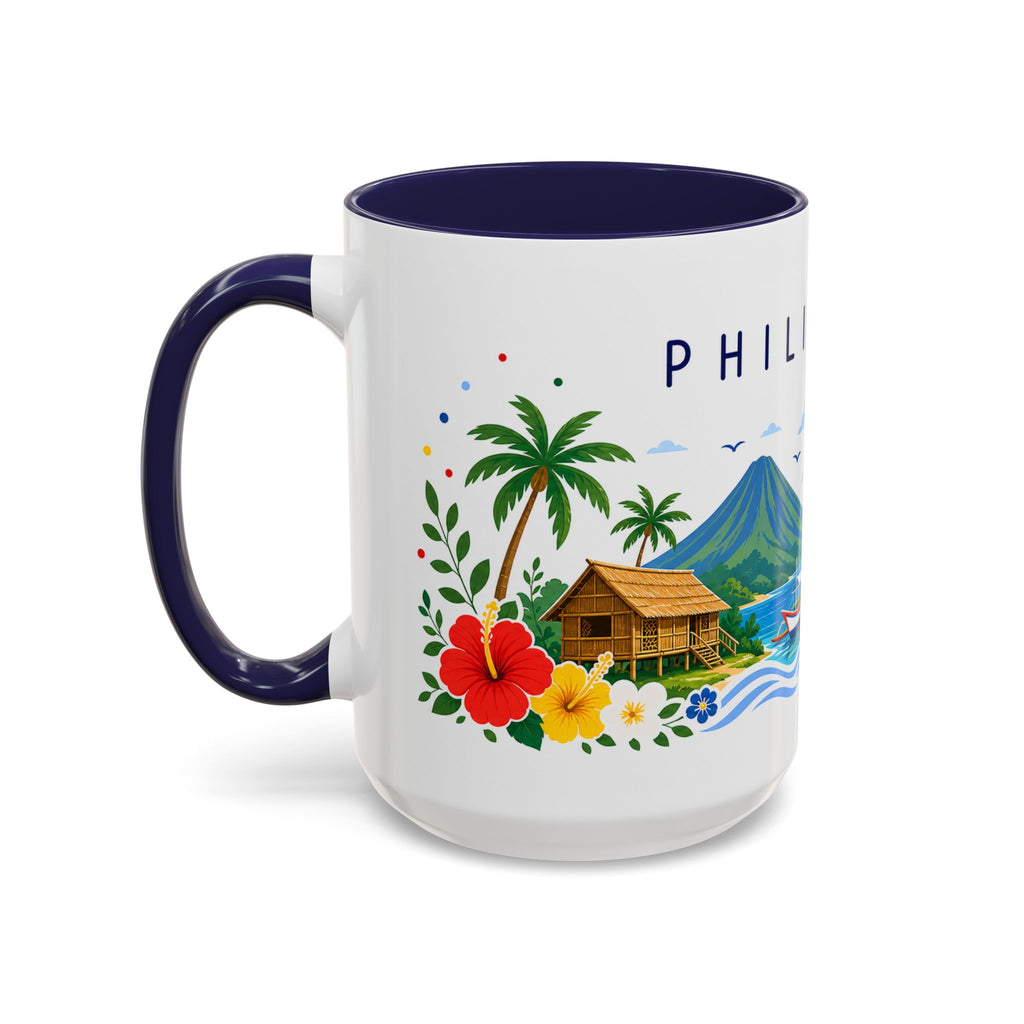 Philippines Coffee Mug | Travel Souvenir Accent Mug | Place Gift Ceramic Cup 11oz 15oz