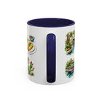 San Antonio Illustrated Travel Mug | City Souvenir Accent Coffee Mug | 11oz 15oz Ceramic Cup