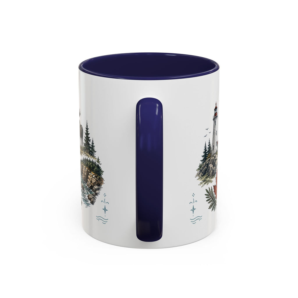 Cabot Trail Mug, Nova Scotia Travel Souvenir, Bucket List Gift, Accent Ceramic Coffee Mug 11oz 15oz