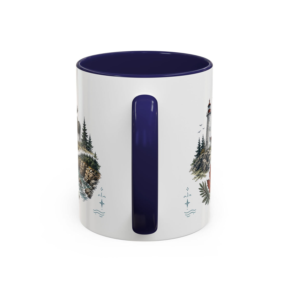 Cabot Trail Mug, Nova Scotia Travel Souvenir, Bucket List Gift, Accent Ceramic Coffee Mug 11oz 15oz