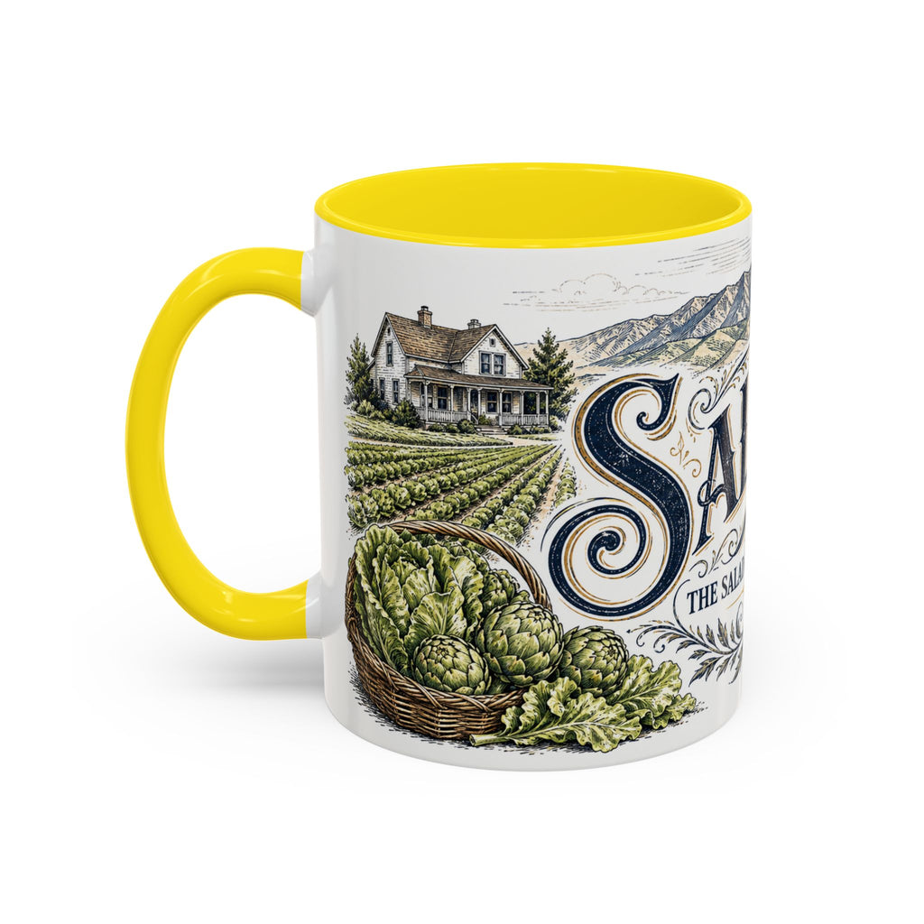 Salinas Coffee Mug | United States Travel Souvenir | Vintage Illustrated City Gift | 11 oz 15 oz Accent Mug