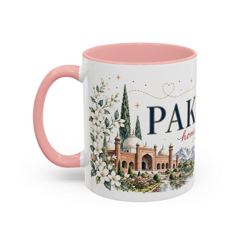 Pakistan Home Country Mug | Moving Away Gift | Long Distance Friendship | 11 oz 15 oz Accent Mug