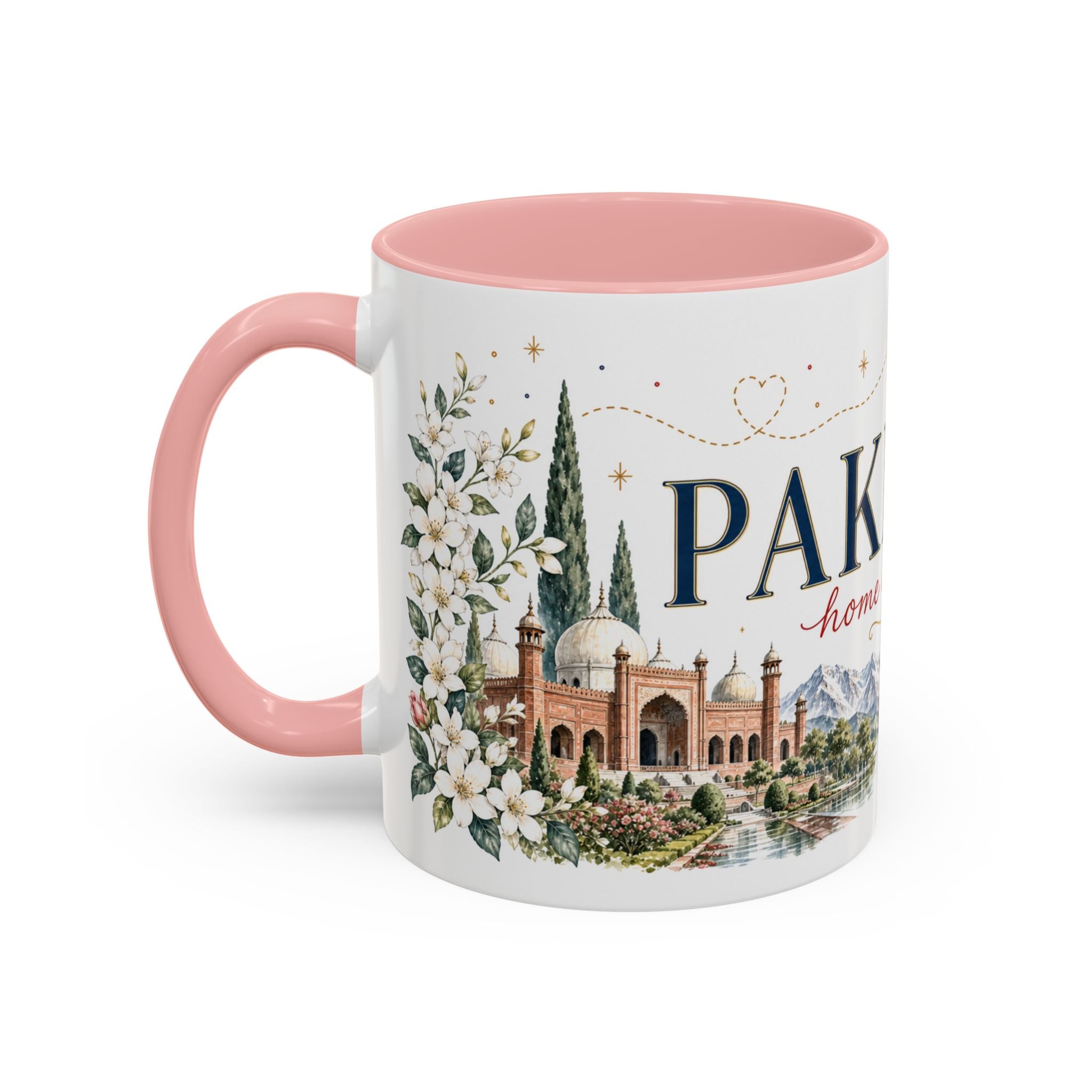 Pakistan Home Country Mug | Moving Away Gift | Long Distance Friendship | 11 oz 15 oz Accent Mug