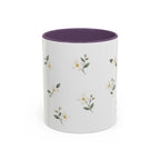 Idaho Syringa Mug, State Flower Floral Coffee Cup, 11oz Botanical Gift