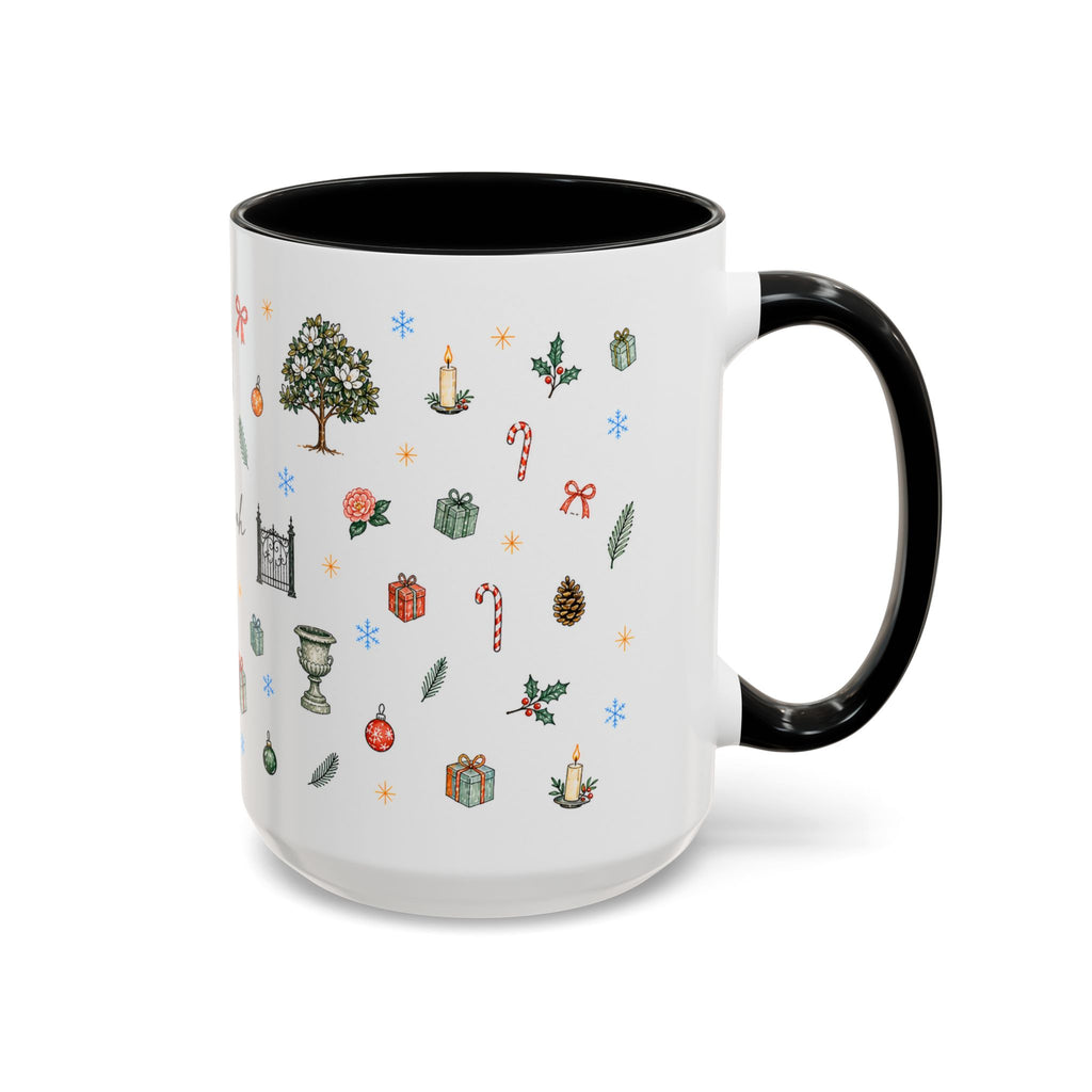 Savannah Christmas Mug | Watercolor City Souvenir, Travel Memories Cup