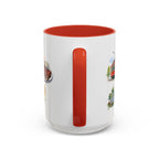 Kansas City Illustrated Travel Mug | City Souvenir Accent Coffee Mug | 11oz 15oz Ceramic Cup