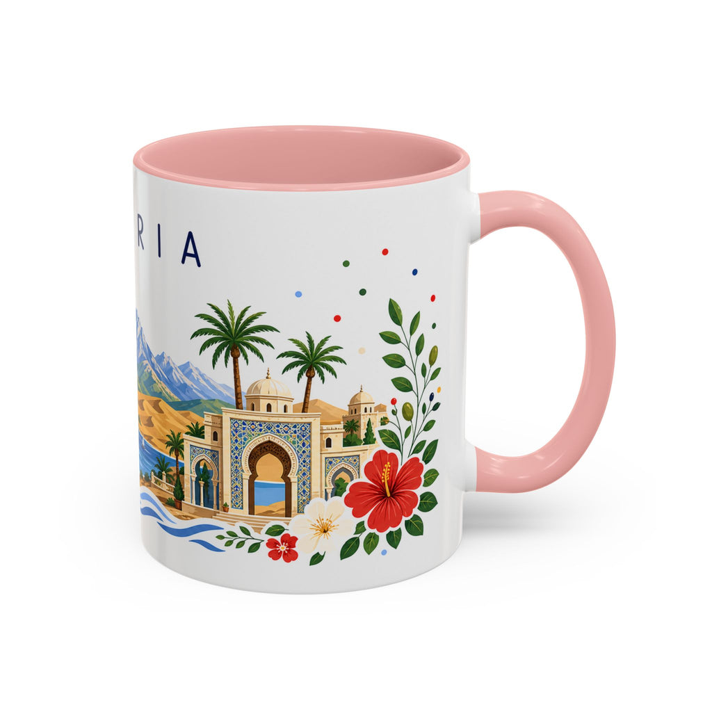 Algeria Coffee Mug | Travel Souvenir Accent Mug | Place Gift Ceramic Cup 11oz 15oz