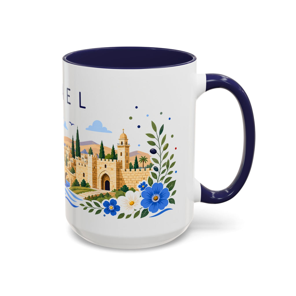 Israel Coffee Mug | Travel Souvenir Accent Mug | Place Gift Ceramic Cup 11oz 15oz