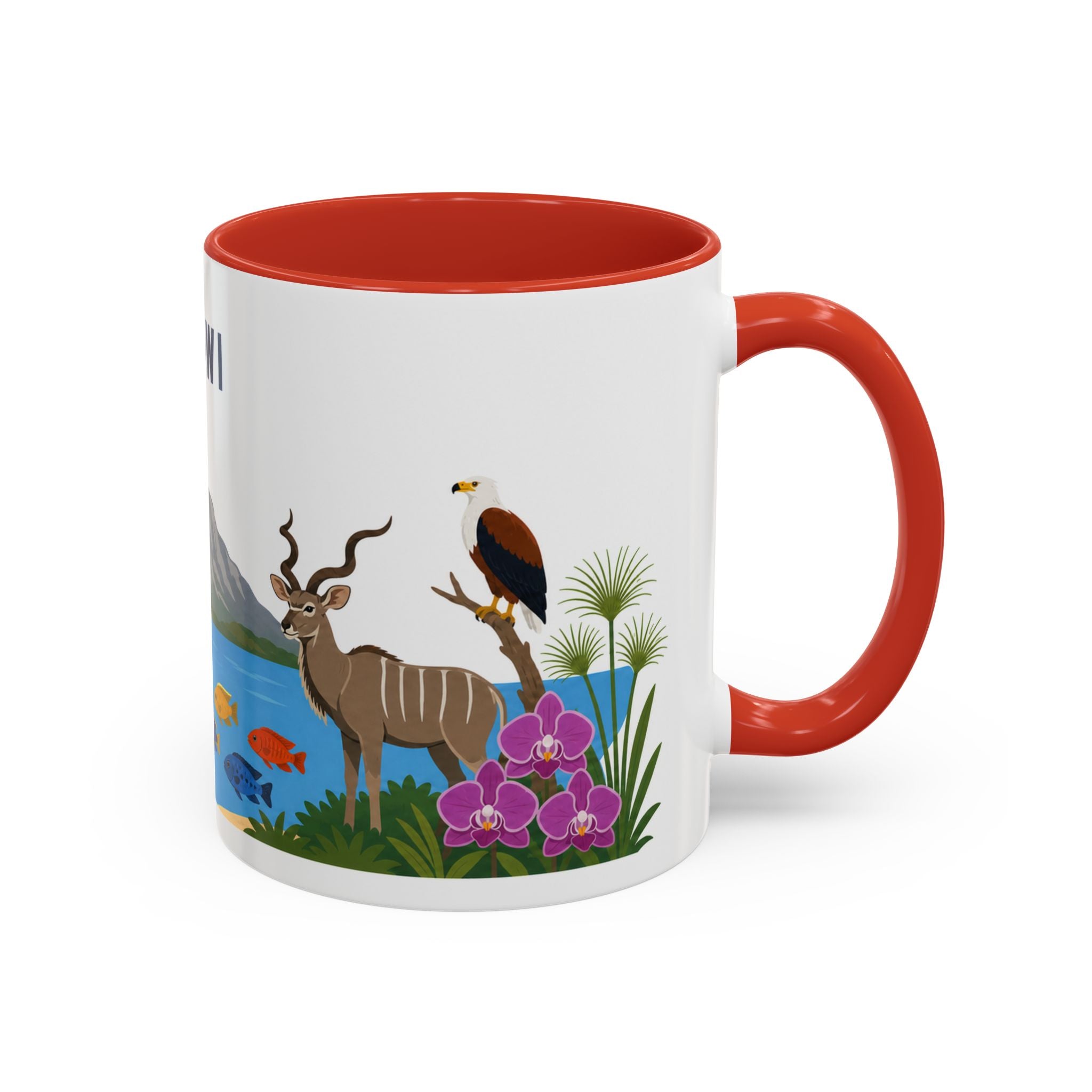 Malawi Coffee Mug | Travel Souvenir Accent Mug | Country Gift Ceramic Cup 11oz 15oz