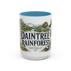 Daintree Rainforest Mug, Australia Travel Souvenir, Bucket List Gift, Accent Ceramic Coffee Mug 11oz 15oz