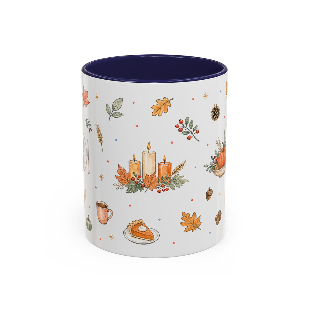 Thanksgiving Host Mug | Cozy Watercolor Gathering Gift | Autumn Accent Cup 11oz 15oz