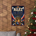 France World Cup Poster | Rally Fan Art Print | 2026 Soccer Wall Decor