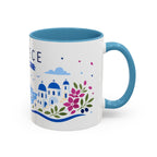 Greece Coffee Mug | Travel Souvenir Accent Mug | Country Gift Ceramic Cup 11oz 15oz