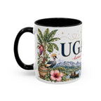 Uganda Home Country Mug | Moving Away Gift | Long Distance Friendship | 11 oz 15 oz Accent Mug