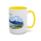 Wrangell-St. Elias National Park Coffee Mug | Solid Color Block Park Souvenir | 11oz 15oz Accent Mug