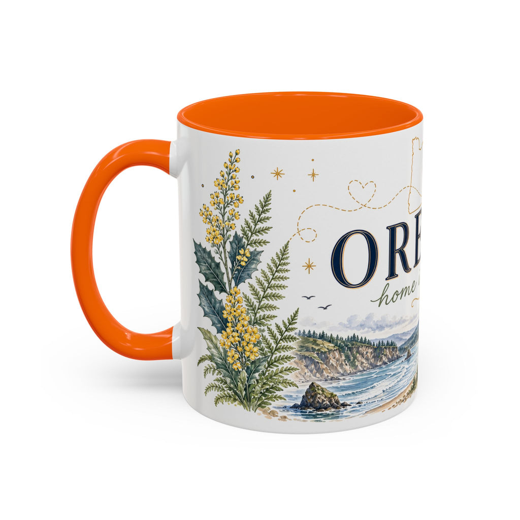 Oregon State Mug | Moving Away, Long Distance Friendship Gift | 11oz 15oz Accent Mug