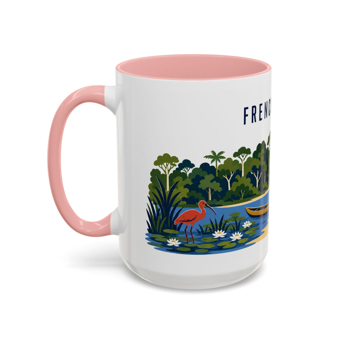 French Guiana Coffee Mug | Travel Souvenir Accent Mug | Country Gift Ceramic Cup 11oz 15oz