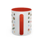 Denali National Park Christmas Mug | Watercolor Travel Souvenir | Holiday Gift | Accent Ceramic Coffee Cup 11oz 15oz