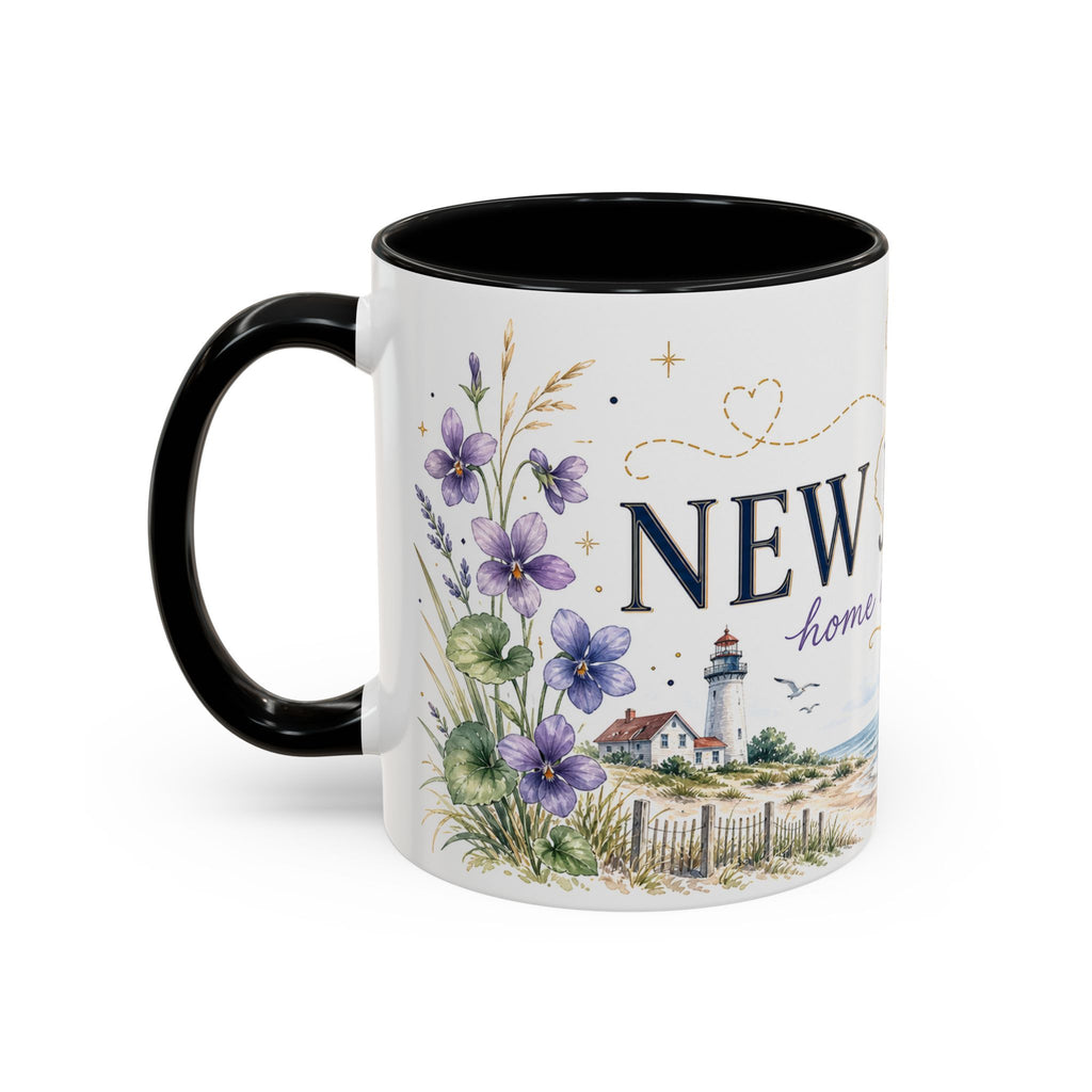 New Jersey Home State Mug | Moving Away Gift | Long Distance Friendship Coffee Cup | 11oz 15oz Accent Mug