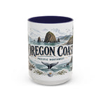 Oregon Coast Mug, Pacific Northwest Travel Souvenir, Bucket List Gift, Accent Ceramic Coffee Mug 11oz 15oz