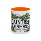 Daintree Rainforest Mug, Australia Travel Souvenir, Bucket List Gift, Accent Ceramic Coffee Mug 11oz 15oz