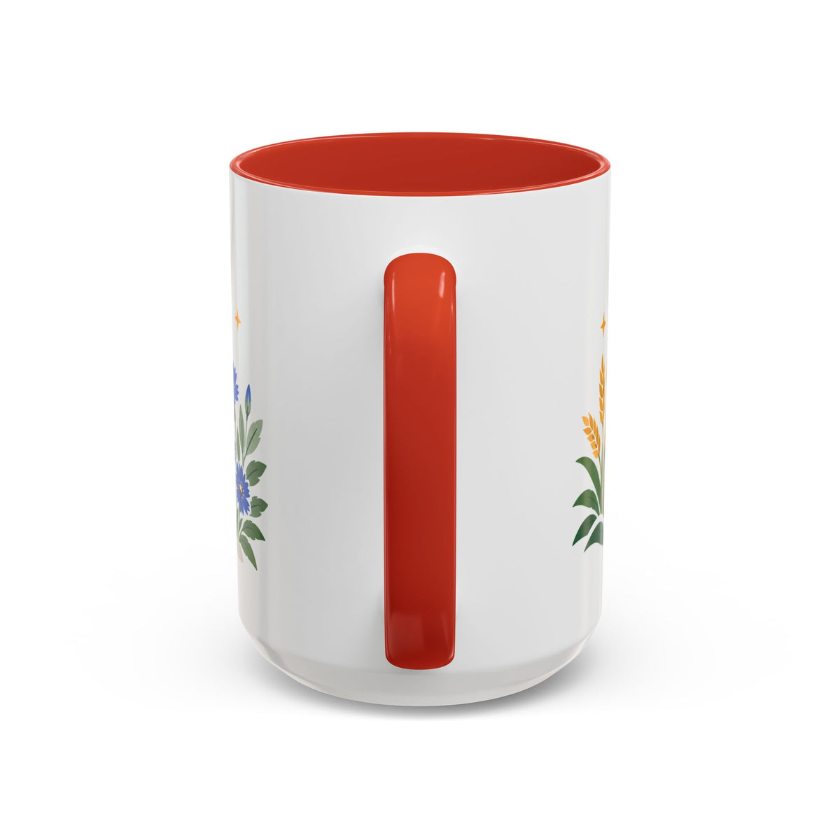 Virgo Zodiac Coffee Mug | Maiden and Wheat Design | Astrology Birthday Gift | 11 oz 15 oz Ceramic Accent Mug
