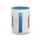 New Hampshire State Map Mug | Botanical Accents, Mountain Landscape Coffee Cup