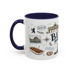 Berlin Coffee Mug | Germany Souvenir Travel Gift | Accent Color Ceramic 11oz 15oz