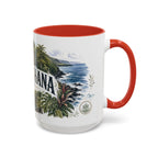 Road to Hana Mug, Maui Travel Souvenir, Bucket List Gift, Accent Ceramic Coffee Mug 11oz 15oz