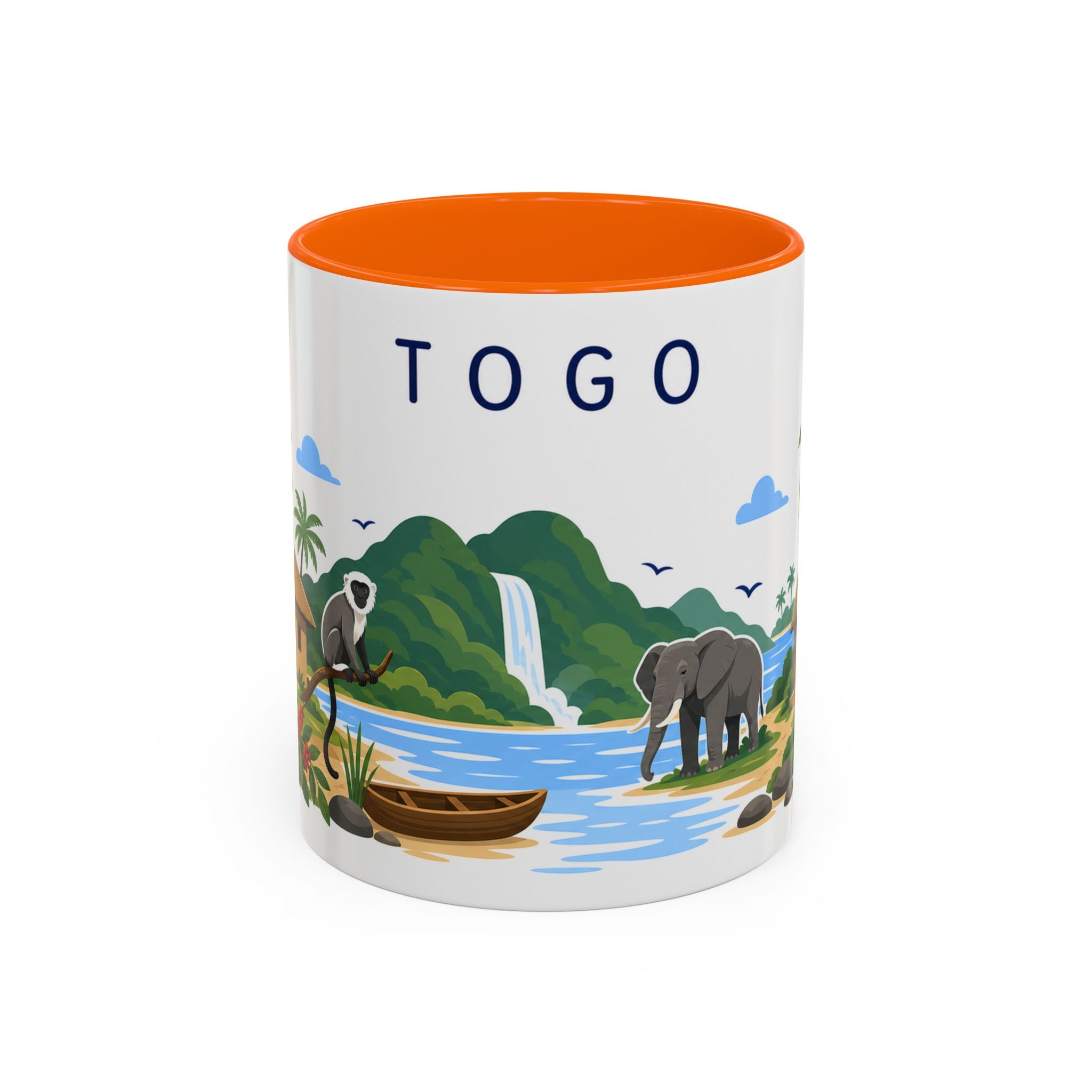 Togo Coffee Mug | Travel Souvenir Accent Mug | Country Gift Ceramic Cup 11oz 15oz