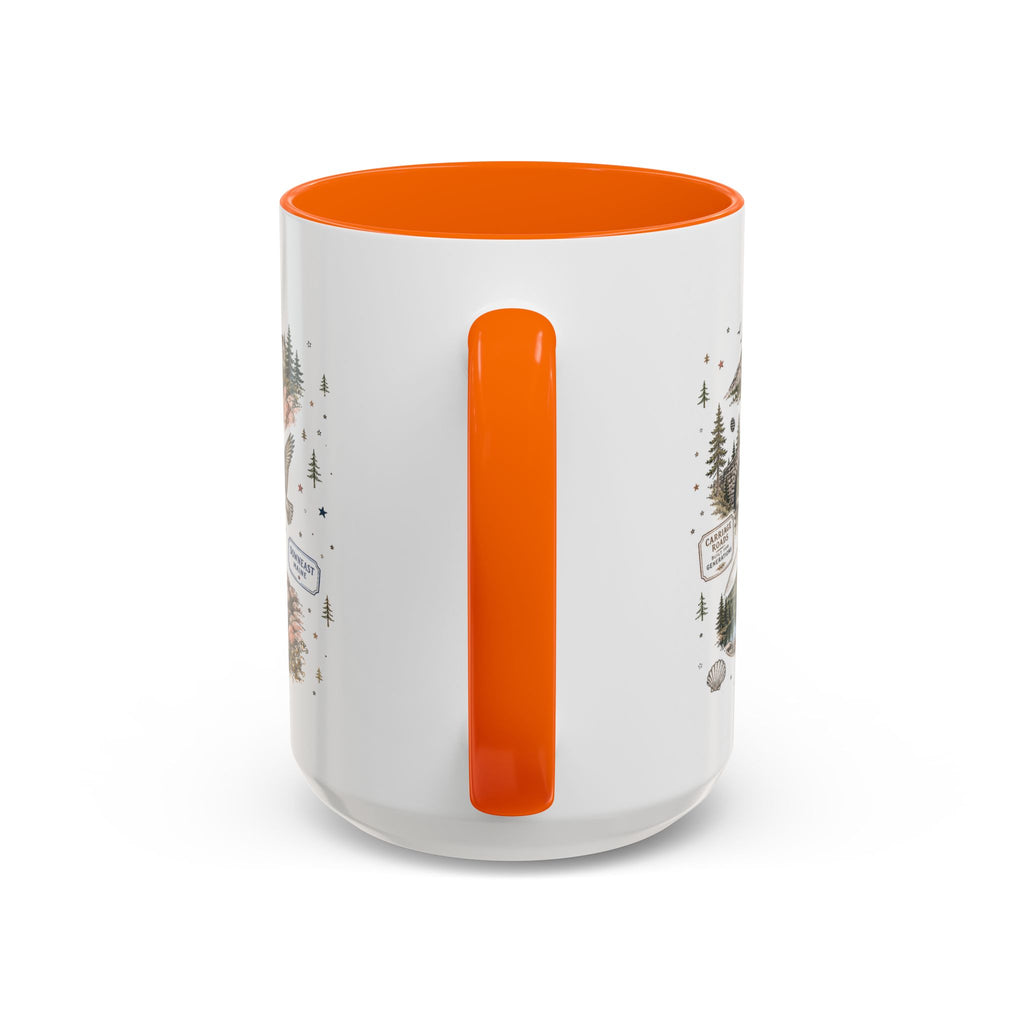 Acadia Coffee Mug | National Park Hiking Coastal Gift | Accent Color Ceramic 11oz 15oz